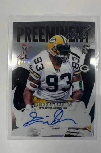 2025 Topps Chrome Gilbert Brown Black Refractor (RAW)