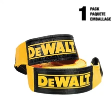 6 In. X 30 Ft. X 75,000 Lbs. Break Strength Recovery Strap Rope with Loop Ends