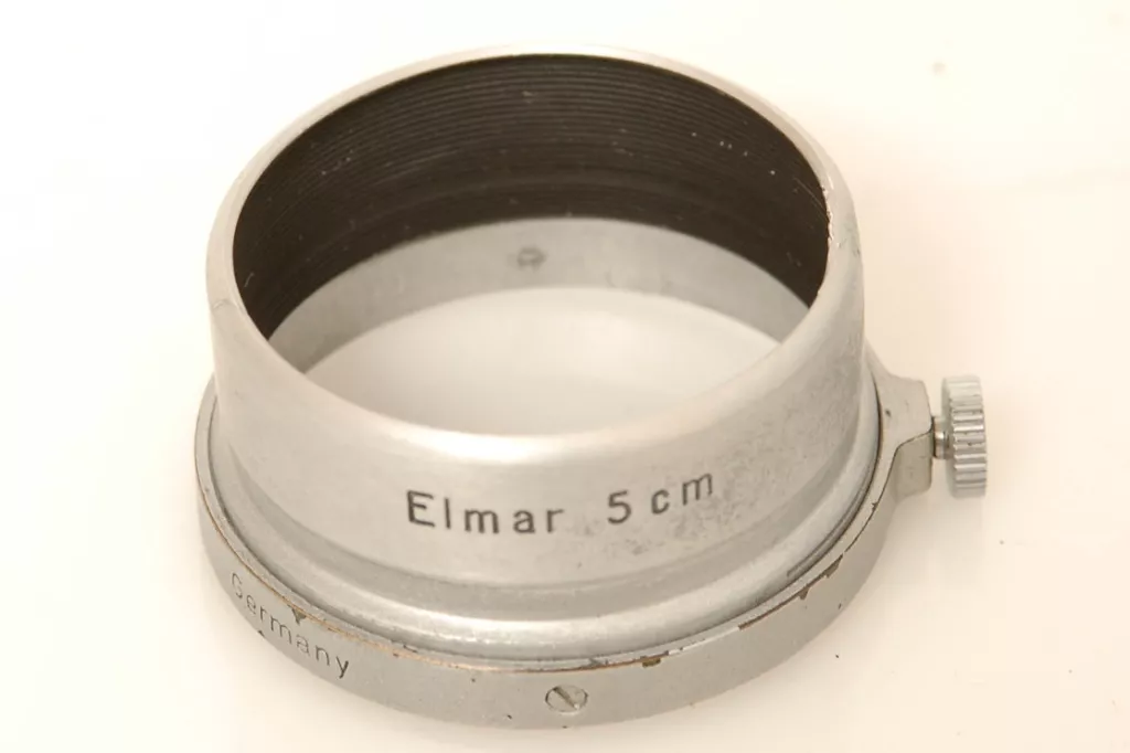 ✅ LEICA M HOOD, SUN SHADE OR SCREW MOUNT 5CM, 50MM ELMAR 3.5 LENS 'FISON'