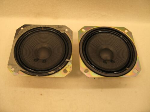 Pair of Mid Range speaker Drivers 49197 52273 Germany pulled from Braun LC3