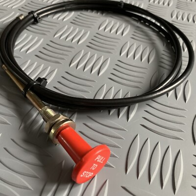 Traktor / Maschinenanschlagseil, Zug zum Anschlag, 2 Meter, universal.