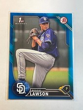 Reggie Lawson 2016 Bowman Draft Prospect Blue Paper Refractor /150 BD-109 Rookie