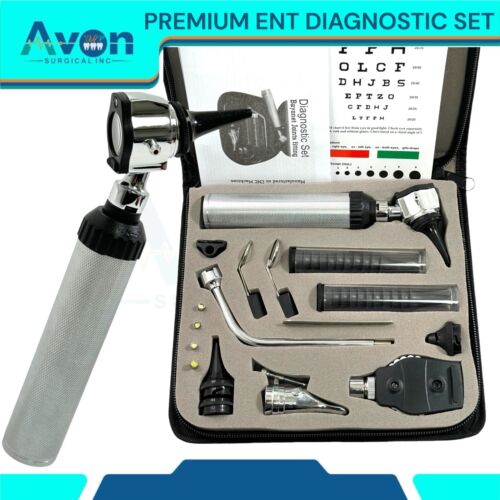 ORIGINAL Professional 2.5V ENT Diagnostic OTOSCOPE Set,Ophthalmoscope, Otoscope - Picture 2 of 12