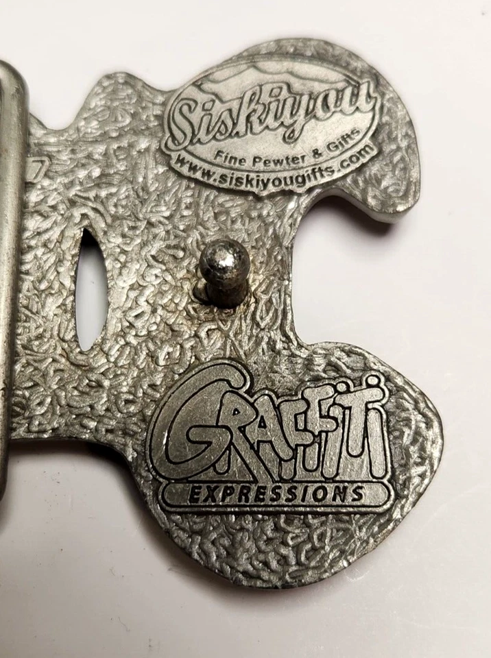 Siskiyou Graffiti Expressions Red Sparkle "Juicy" Belt Buckle - Image 3 of 3