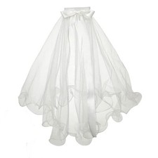 Double-Layer Bridal Wedding Veil with Hair Clip Comb Bride Hair Accessories