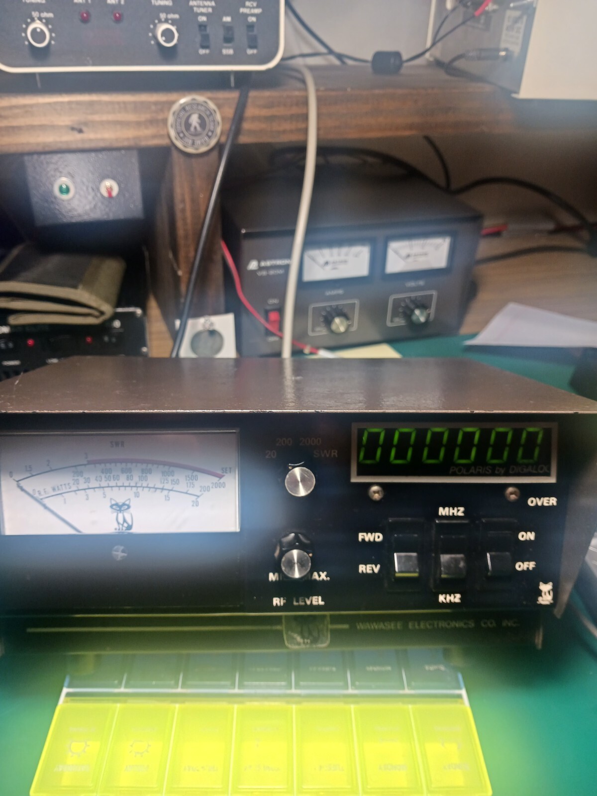 WAWASEE Black Cat Watt/Frequency Meter Tested Working eBay