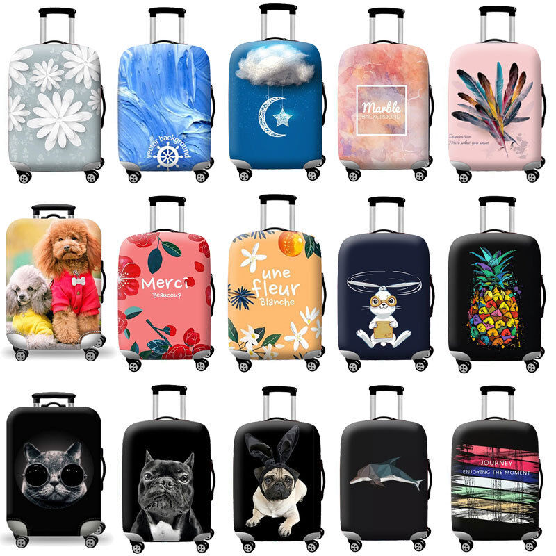 Travel Elastic Luggage Cover Suitcase Trolley Case Protector Anti Scratch 18-32"