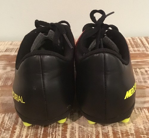 de fútbol Nike Mercurial negros naranjas amarillos jóvenes talla |