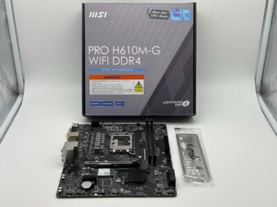 MSI PRO H610M-G WiFi DDR4 ProSeries Motherboard