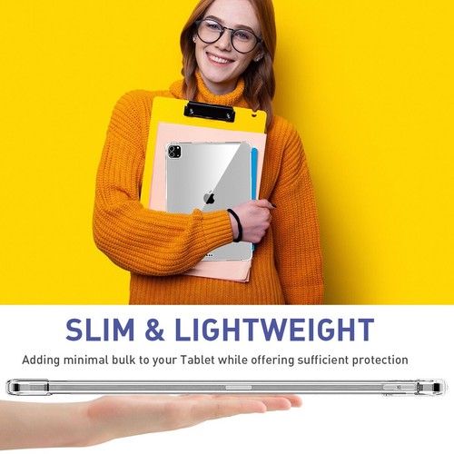 Für iPad Pro 11 in 4./3./2. Gen Hülle Klar TPU Stoßfest Bumper Slim Cover - Bild 7 von 11