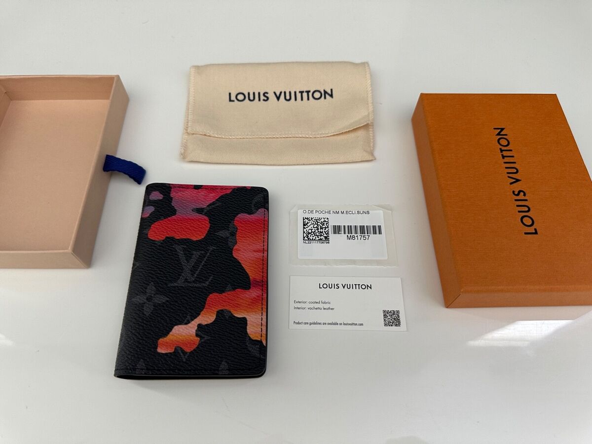 LOUIS VUITTON POCKET ORGANIZER/ CARD HOLDER IN MONOGRAM ECLIPSE CANVAS –  BLuxe Boutique