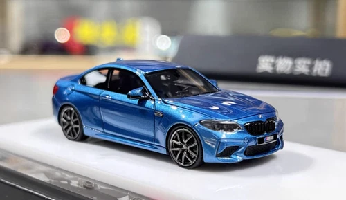 BZMW 1:64 Blue M2 Competition Coupe Sports Model Diecast Resin Car - Picture 2 of 11