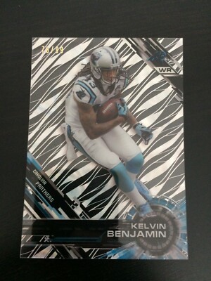 KELVIN BENJAMIN 2015 TOPPS HIGH TEK CONFETTI NFL CARD #21 - CAROLINA PANTHERS