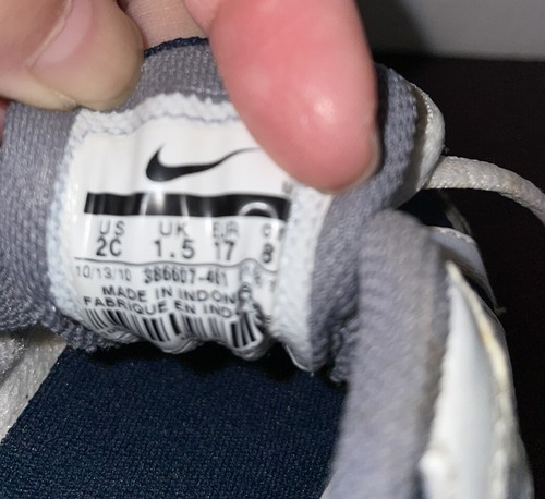 Nike Advantage Runner Infant Shoe Size US 2C Athletic Boy White Baby - Picture 7 of 15