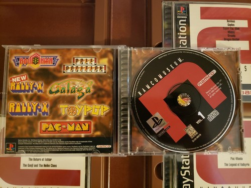 Namco Museum Vol. 1 thru 5 Complete Set Black Label with Imported Outer Case PS1 - Picture 14 of 24