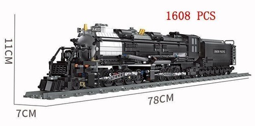 City Steam Train Cargo Railway Station Model MOC Building Blocks Set Bricks Toys - Picture 11 of 51
