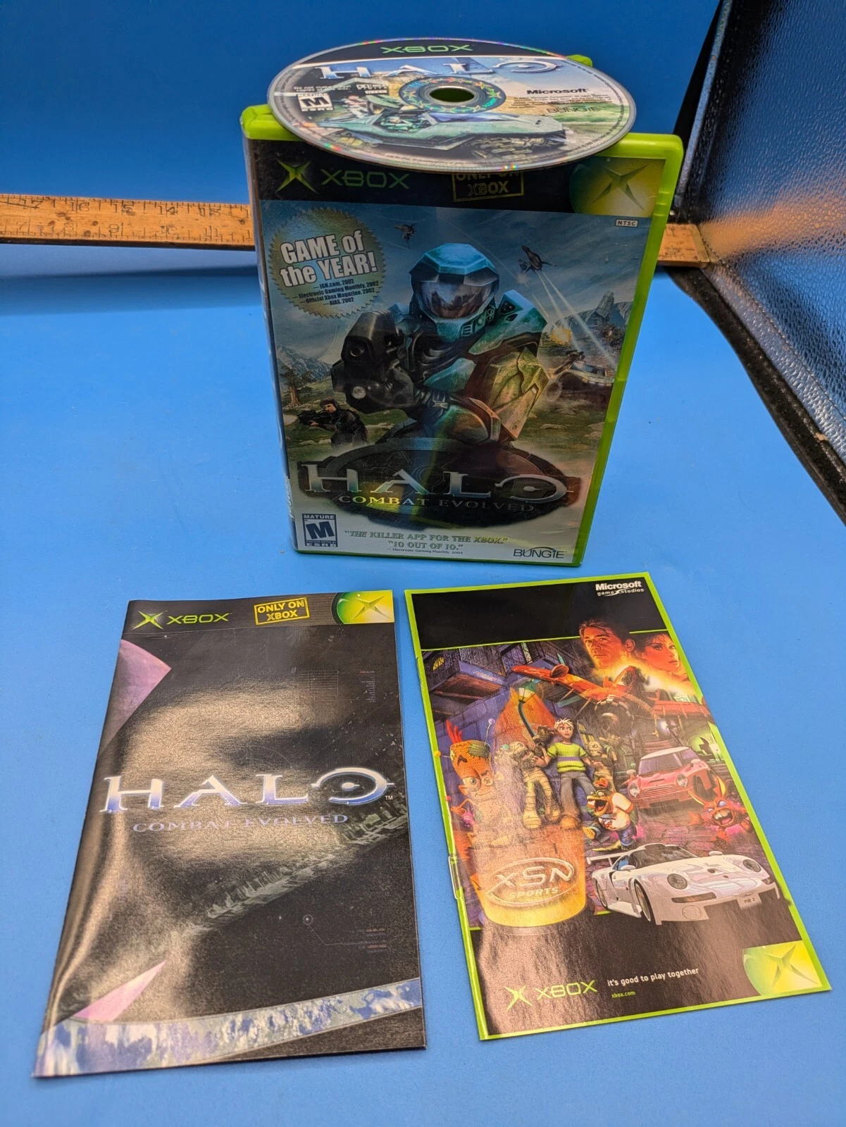 HALO: Combat Evolved - Original XBOX Video Game Complete in Box CIB - Untested