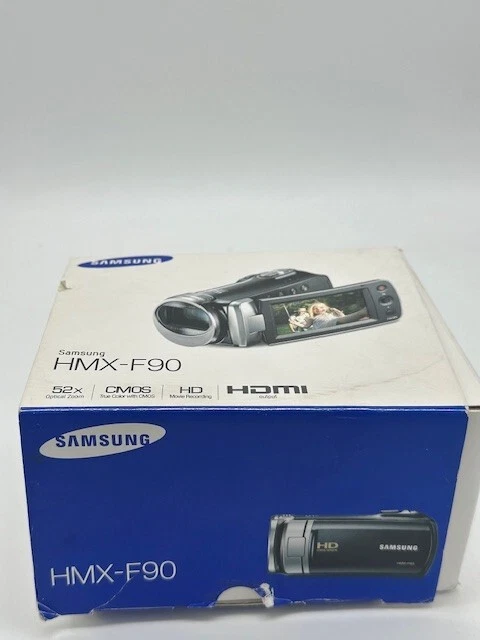 Samsung HMXF90WN/XAA White HD Camcorder HDMI, 52X, Open Box & Charger + Cord - Image 4 of 4