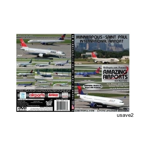 Minneapolis-St. Paul Airport Aircraft Airline DVD Video"-Brand New & Fast ship - Image 2 of 4