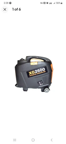 Prymax XG2600 Inverter AC 120V 60Hz DC 12V 8A Current Portable Generator