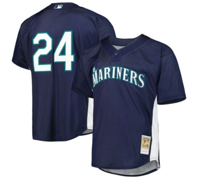 Mitchell & Ness Seattle Mariners #24 Baseball Jersey New Mens Size