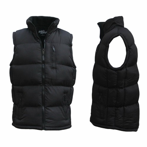 New Men's Thick Puffy Puffer Sleeveless 