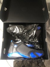 Supreme x Air Jordan 14 Retro Black Varsity Royal for Sale