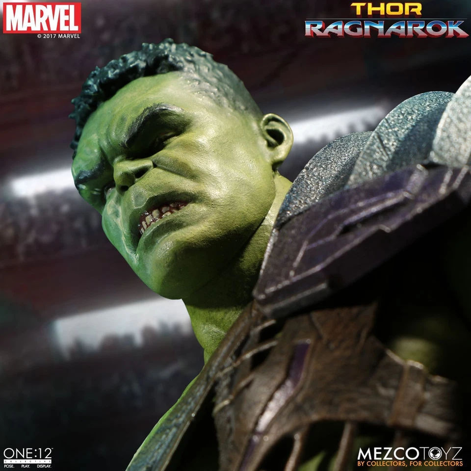 Mezco Toys One:12 Collective: Gladiator Hulk de Thor Ragnorok EE. UU. EN STOCK Foto 3 de 4