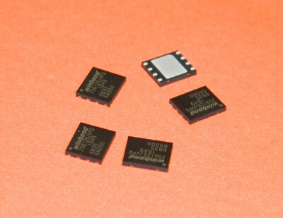 5PC WINBOND 25Q128JVPQ 25Q128JV 128M-bit Serial Flash Memory PAD WSON 5x6 mm