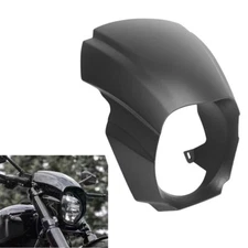 Matte Black Front Headlight Fairing Cowl Cover For 2018-UP Harley Breakout FXBRS