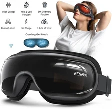 RENPHO Eyeris 3 Eye Massager - Voice Control - Improve Sleeping Quality -Heated