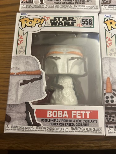 Funko Pop Case Of 6 Wholesale Mixed Lot Of Star Wars X-Mas Vinyl Figures Set 115 - Picture 5 of 7