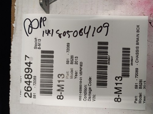2013 - 2014 Fits BMW - Camera Control Module 9288319 Oem LANE DEPARTURE - Picture 3 of 5