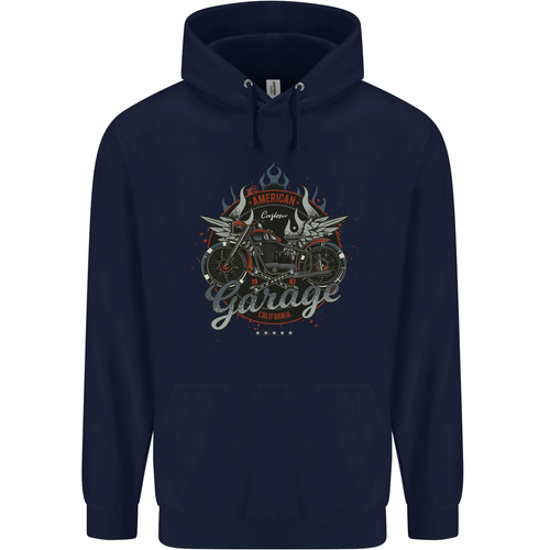 American Custom Garage Biker Motorcycle Childrens Kids Hoodie - Picture 2 of 84