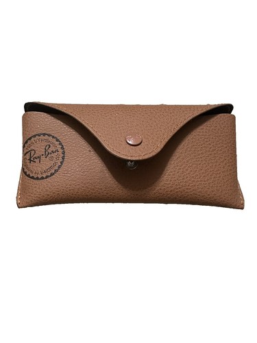 RAY BAN Leather Tan Sunglasses Case Only Brown Ray-Ban | eBay display picture 1