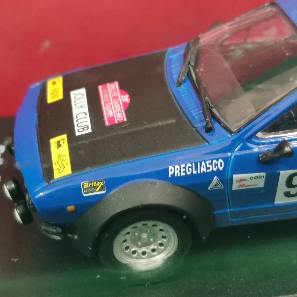 Die cast 1/43 Modellino Collezione ALFA ROMEO ALFETTA GTV 1976 RALLYE SANREMO 78 - Immagine 2 di 4