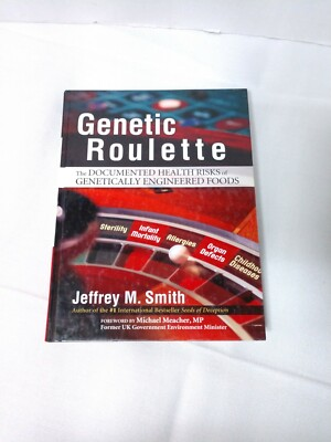 #ad Genetic Roulette Textbook by Jeffrey M. Smith Signed by Author Hardcover $19.43