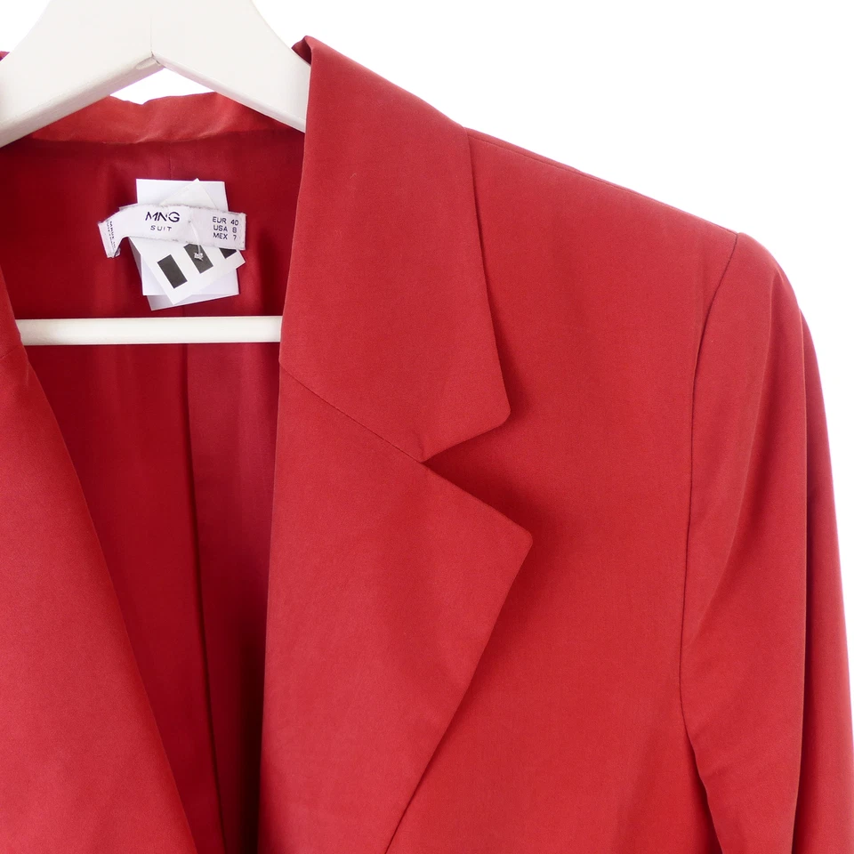 MANGO Hosenanzug Long Blazer Rot Gr.40  - Bild 3 von 4