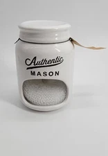 White Vintage Mason Collection Scrubby Holder W/ Scrubby Home Essentials