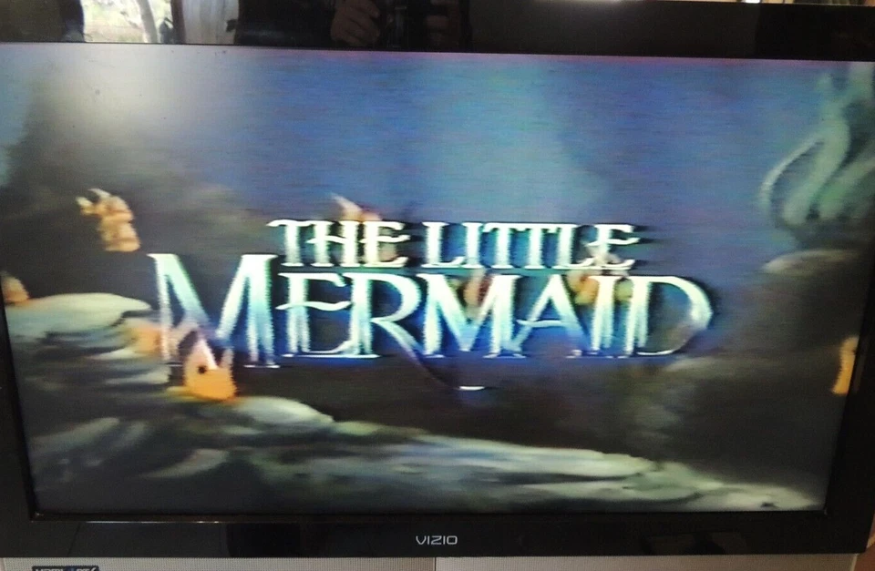 Disney The Little Mermaid (VHS, 1989) RARE BANNED COVER Black Diamond Tested - Image 3 of 4