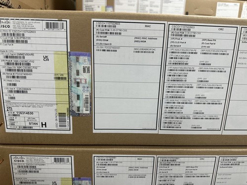 Cisco N9K-C9336C-FX2 Nexus 9300 Series, 36p 40/100G ship by DHL Fedex - Picture 4 of 6