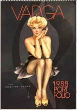 VARGA THE ESQUIRE YEARS 1988 PROTFOLIO - Spiral Bound Calendar. VERY NICE!!!