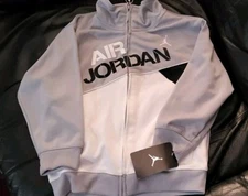 NWT AIR JORDAN JUMPMAN  FULL ZIP Track Jacket Boys*** SIZE   4 *