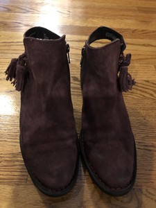 born burgundy booties
