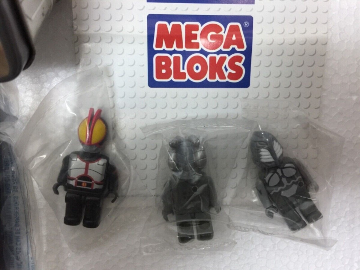 MEGA BLOKS 仮面ライダーグレン フィギュアセット Megabloks Kamen Rider Faiz 555 Rider + Shocker Rider Rider
