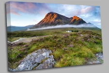 Glencoe Mountain Scotland Canvas Wall Art Picture Print
