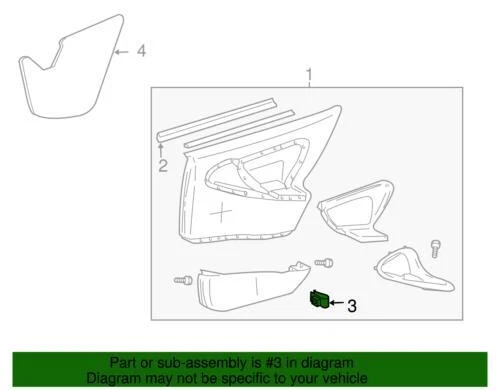 Interruptor de ventana lateral genuino GM 1997-2005 Chevrolet Cavalier Base LS Z24 22654789 Foto 2 de 2