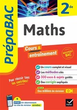Prépabac - Maths 2de: cours, méthodes & entraînement (programme de Seconde),
