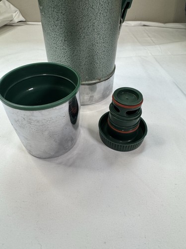 Vintage Stanley Aladdin Green Vacuum Bottle Thermos A-944DH 1 Quart Made in USA - Bild 5 von 11