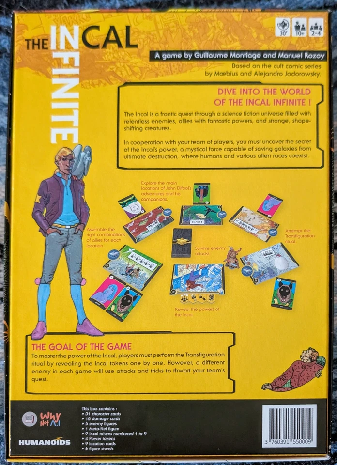 NEW Jodorowsky & Moebius The Incal Infinite Board Game Kickstarter With Extras - Image 2 of 4